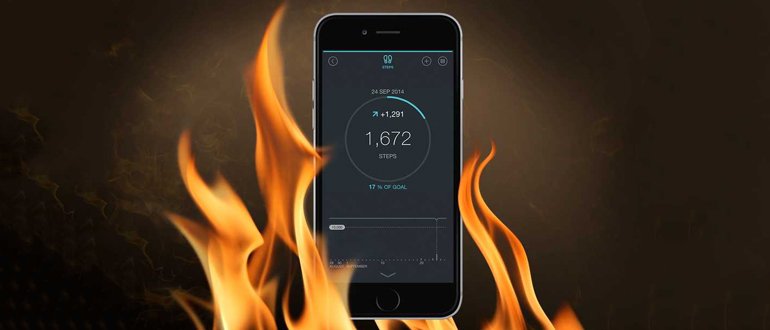 Το τηλέφωνο θερμαίνεται και γρήγορα ορίζει