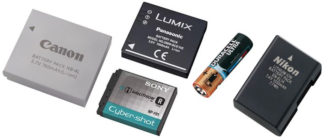 Batteries pour l'appareil photo